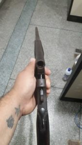 homem foi preso posse ilegal de espingarda