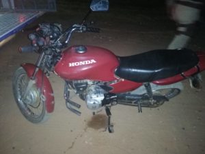 moto foi encontrada pela polícia militar