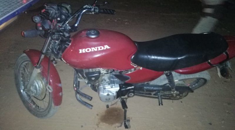 moto foi encontrada pela polícia militar