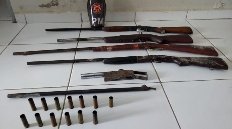 armas apreendidas em adustina