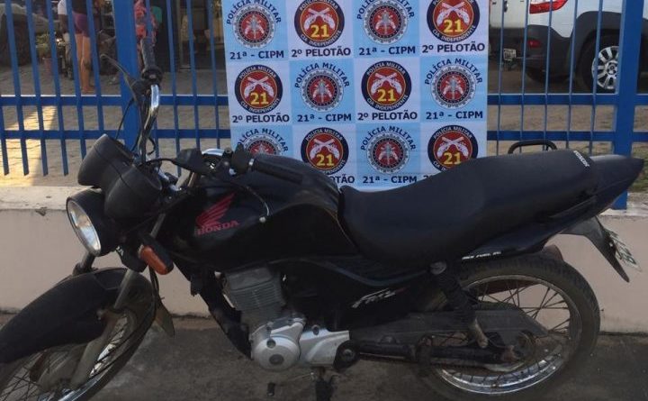 moto recuperada em pombal