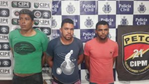 operação prendeu trio em paripiranga