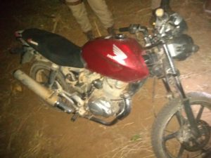 ação conjunta apreende motocicleta