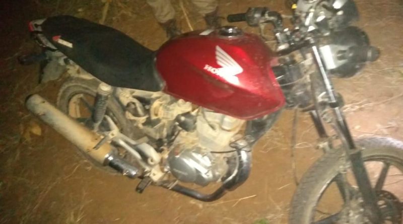 ação conjunta apreende motocicleta