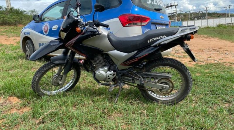 motocicleta foi recuperada
