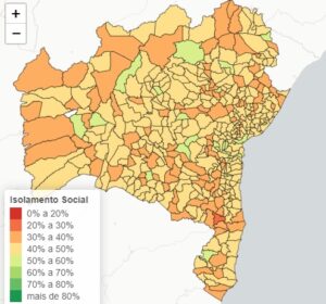 isolamento na bahia