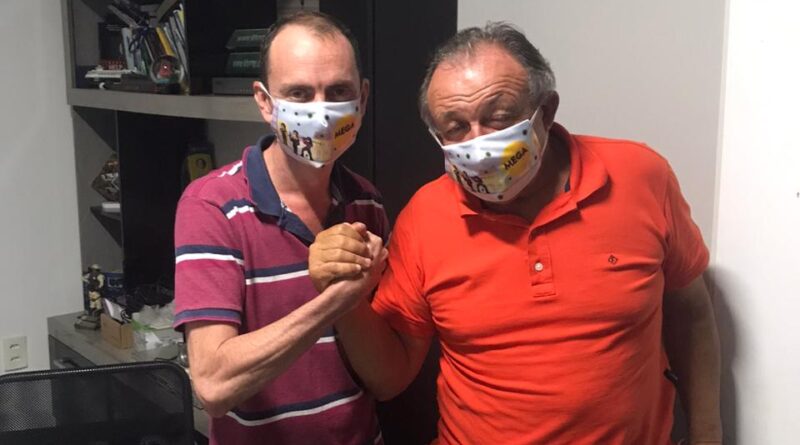 Jackson Almeida ao lado de Zelito Ribeiro