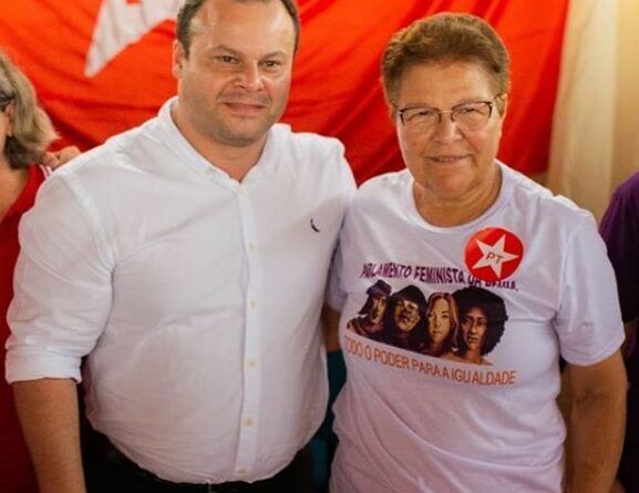 deputada fátima nunes ao lado do prefeito ricardo