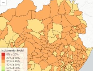 isolamento nas cidades da bahia