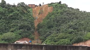 deslizamento de terra em Cícero Dantas