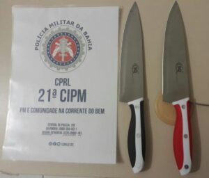 FACAS APREENDIDAS PELA POLÍCIA
