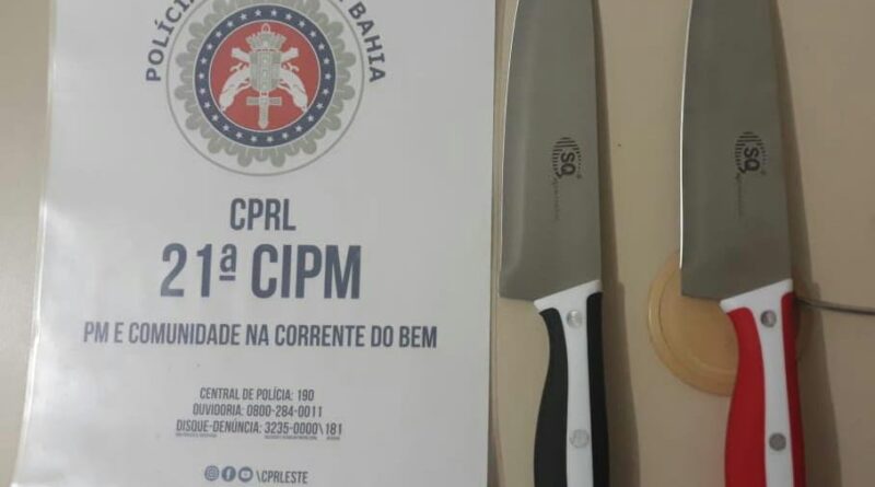 FACAS APREENDIDAS PELA POLÍCIA
