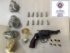 material apreendido pela polícia