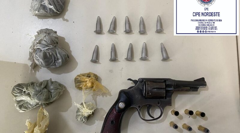 material apreendido pela polícia