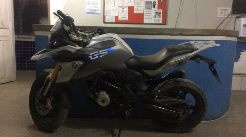moto foi localizada em distrito