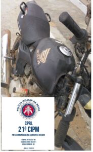 motocicleta recuperada