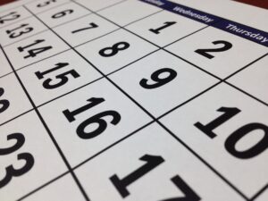 calendário letivo