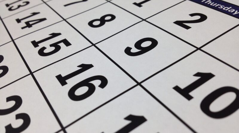 calendário letivo