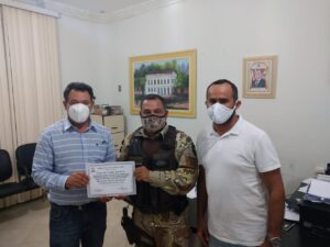 major da cipe nordeste é homenageado pela Câmara de Pombal