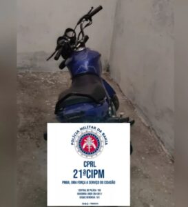 moto apreendida